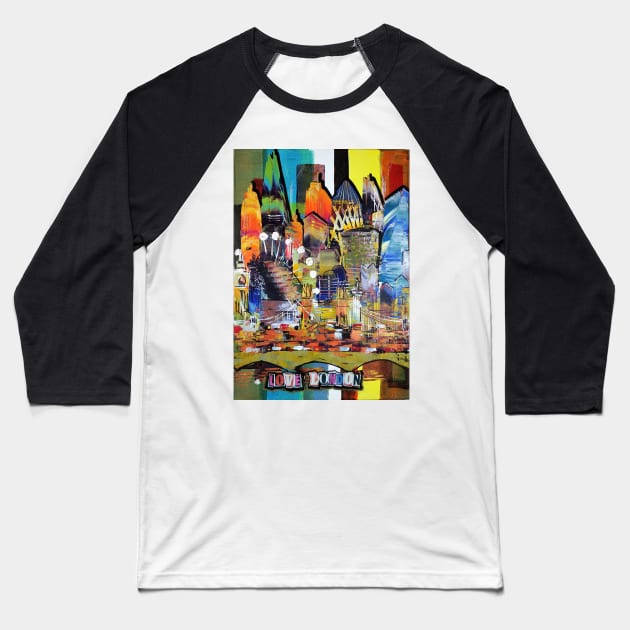 Love London 204 Baseball T-Shirt by artsale